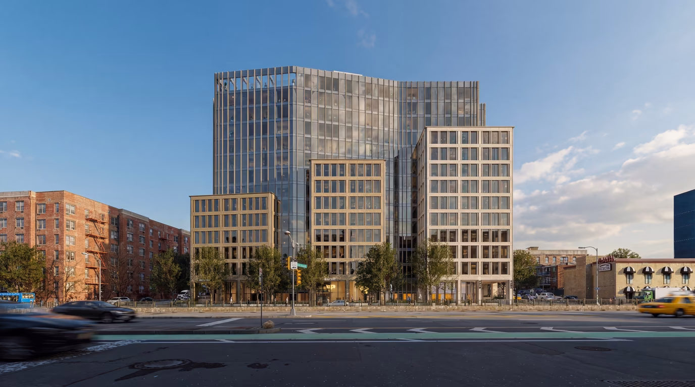 Render arquitectónico exterior para desarrolladores